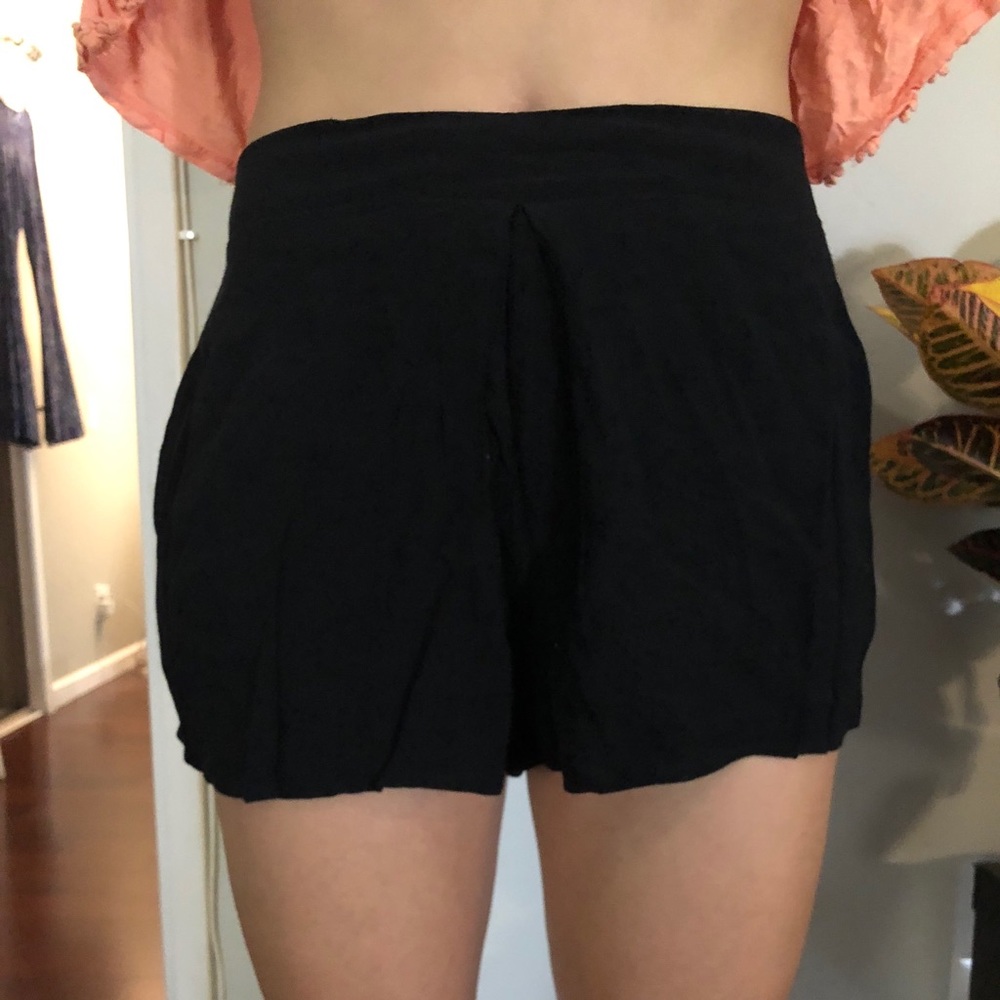 Black dress shorts